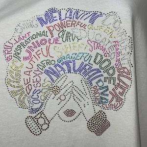 SALE! 🔥🔥 NEW! Multicolored Bling Tee Size 2XL